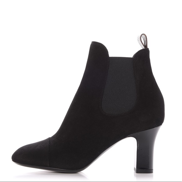 Louis Vuitton Uniform Suede Monogram Booties 38.5 - Picture 2 of 10